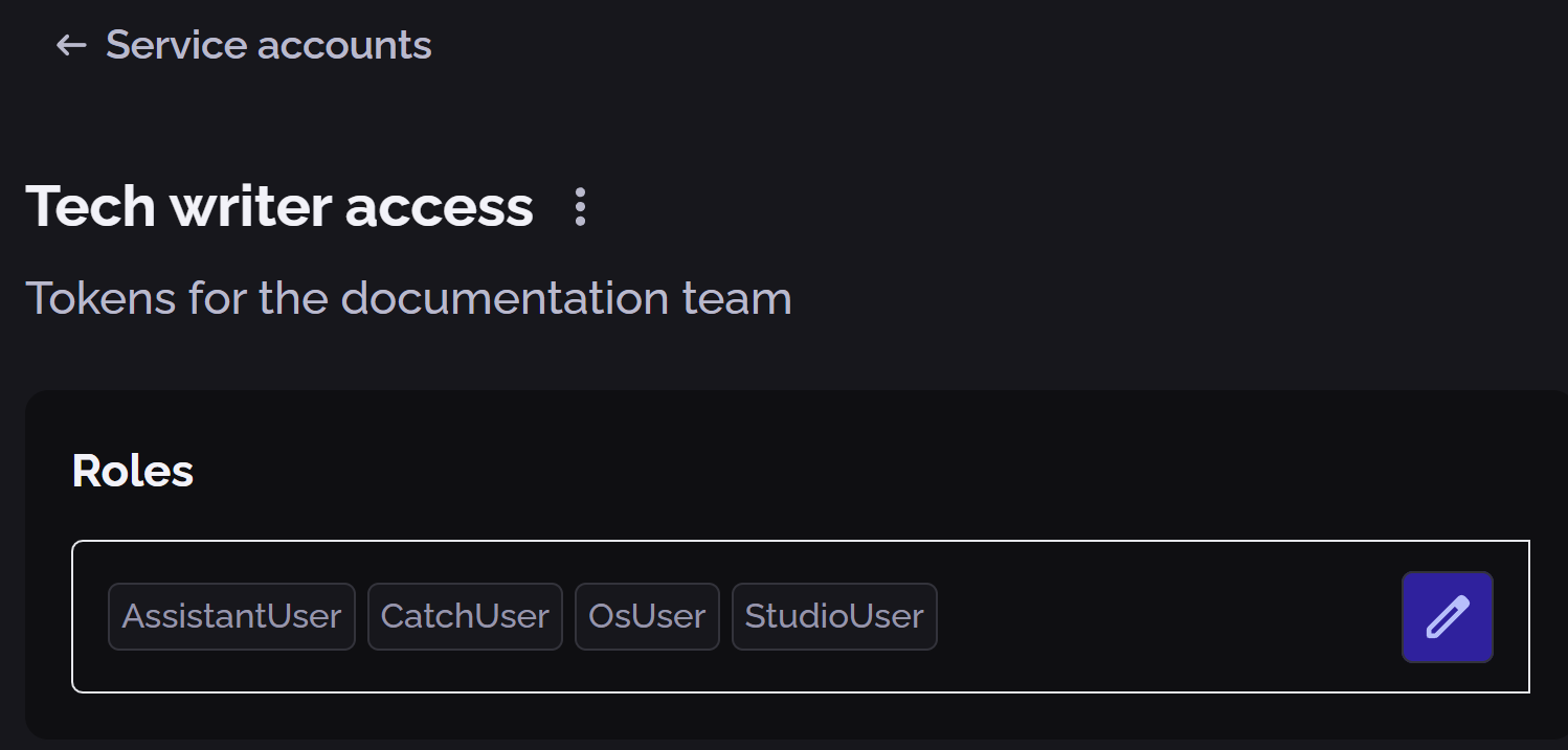 PhariaOS - edit roles in a service account