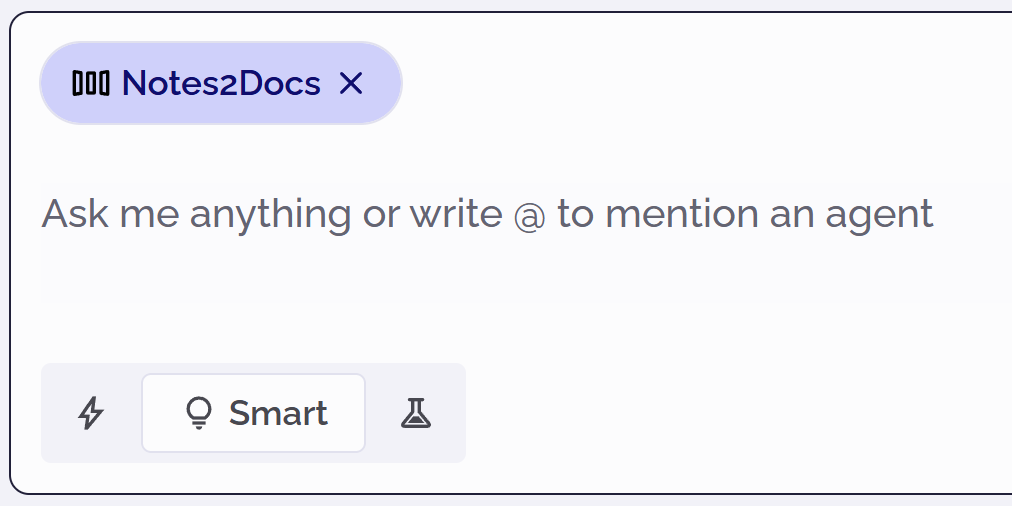 PhariaAssistant active agent in Chat