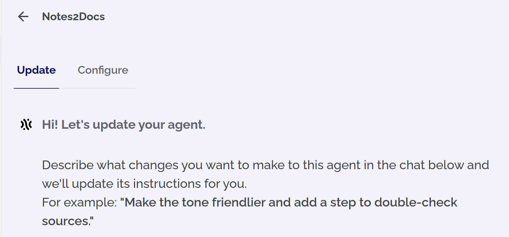 PhariaAssistant active agent in Chat