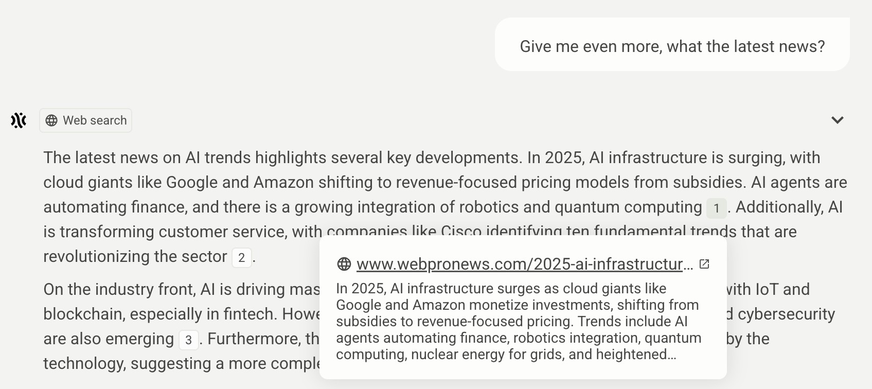 PhariaAssistant show references in Chat
