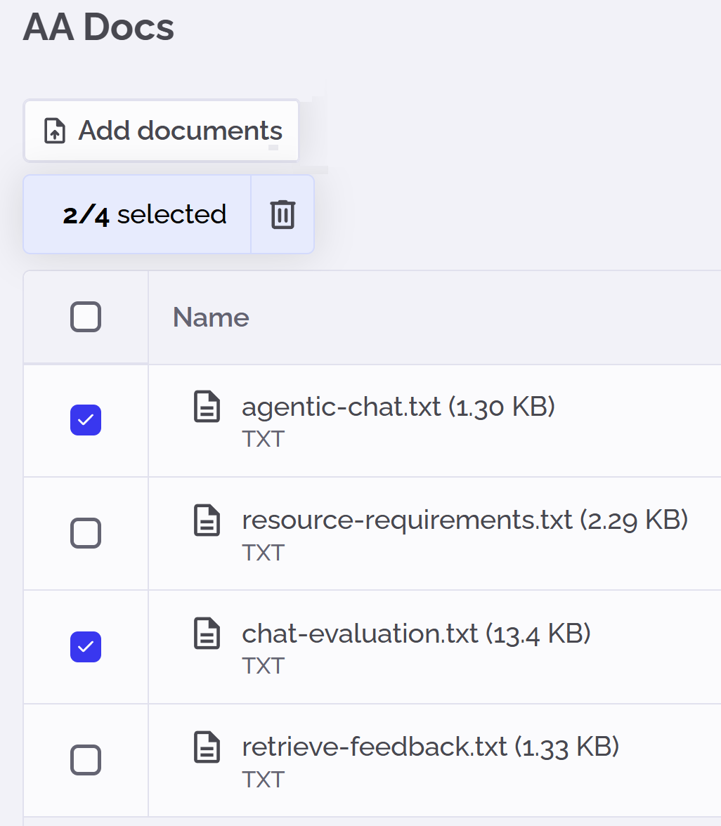 PhariaAssistant upload document in Chat