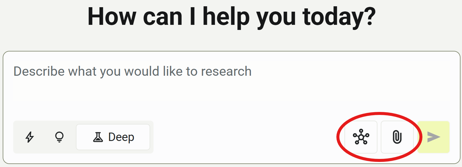 PhariaAssistant Chat - select tools and collections