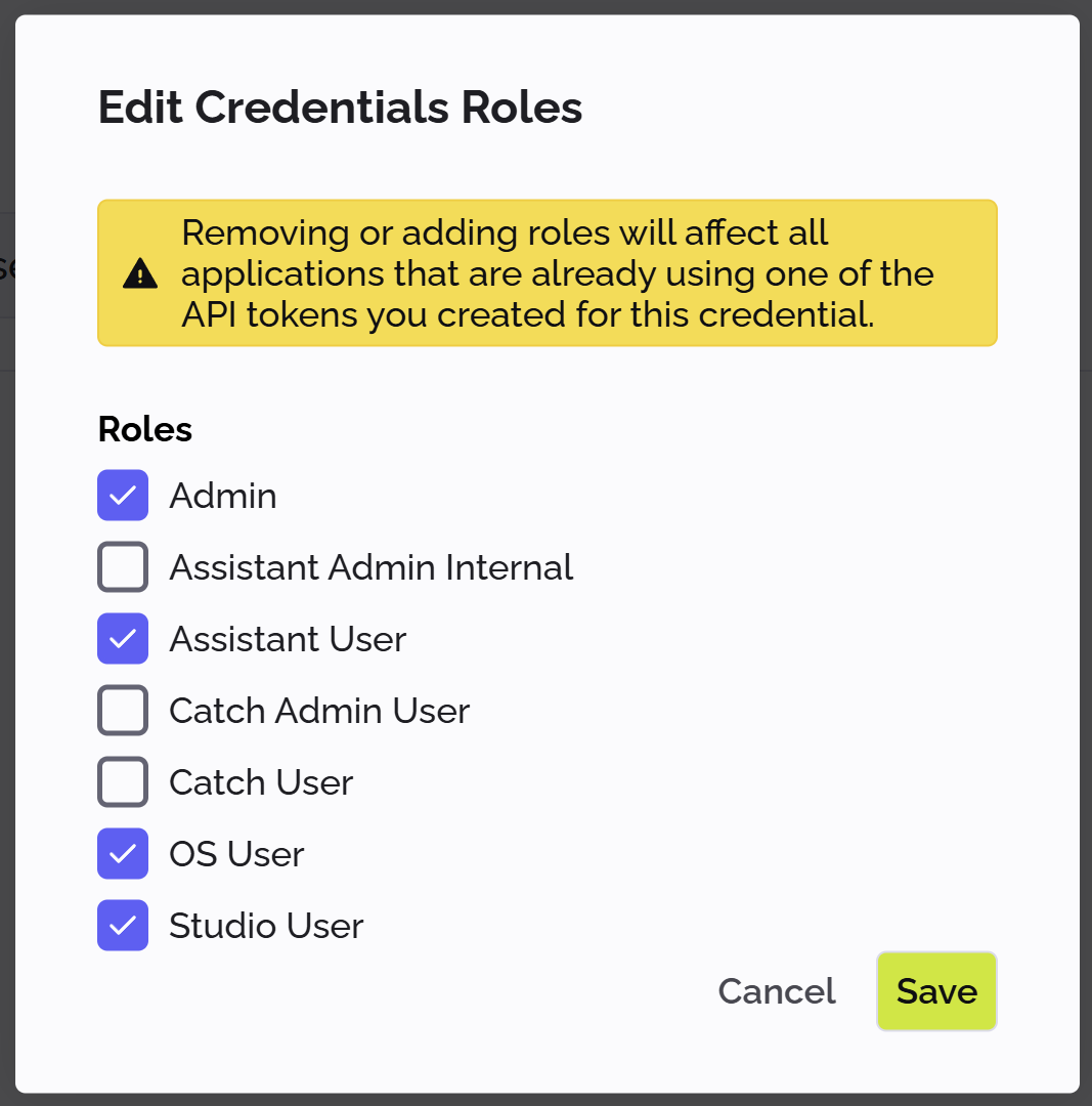 PhariaOS - delete a credential