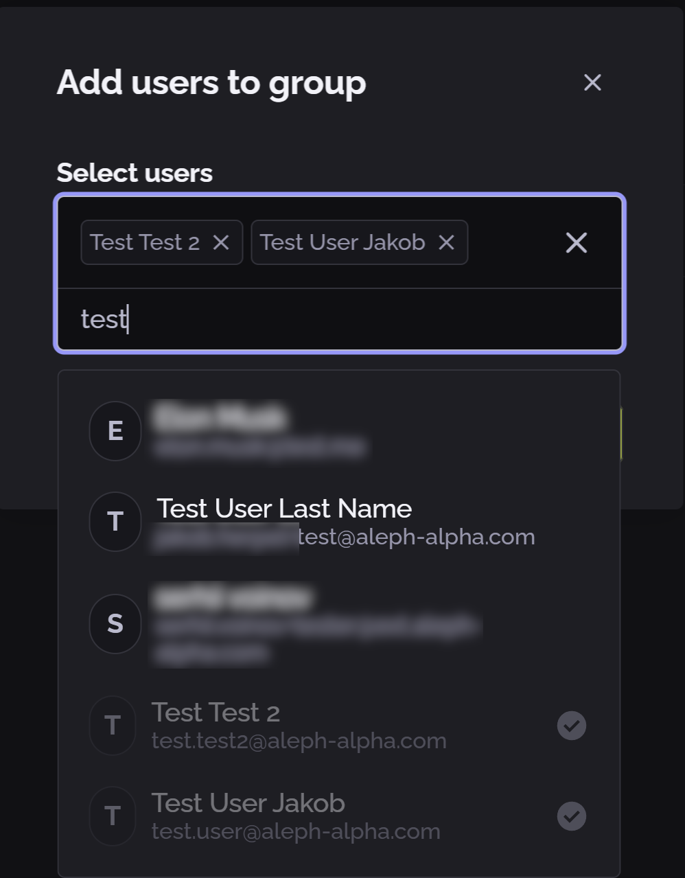 PhariaOS user groups - add members