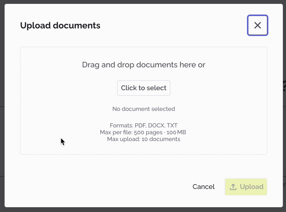 PhariaAssistant Chat - enhanced file upload limit